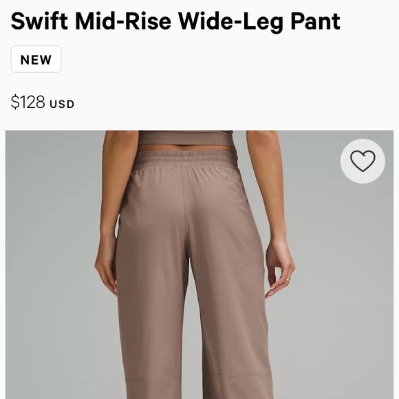 Lululemon Swift Wide-Leg Mid-Rise Pants - Picture 2 of 8